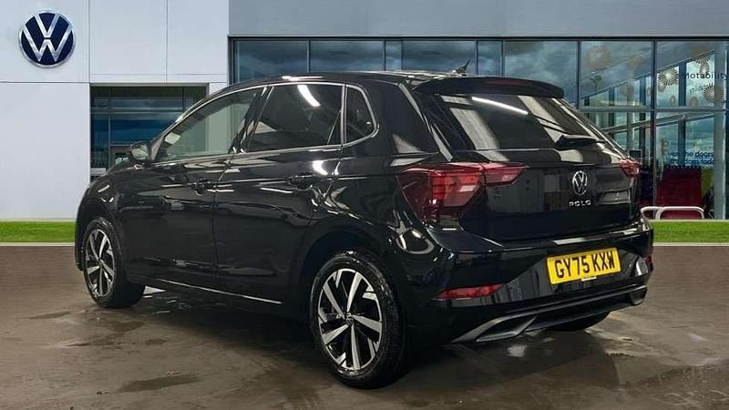 Used VW Polo Match 95 HP (69 kW) 2025 Black Hatchback