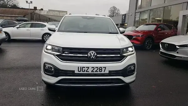 Used VW T-Cross R-line 110 HP (80 kW) 2021 White SUV