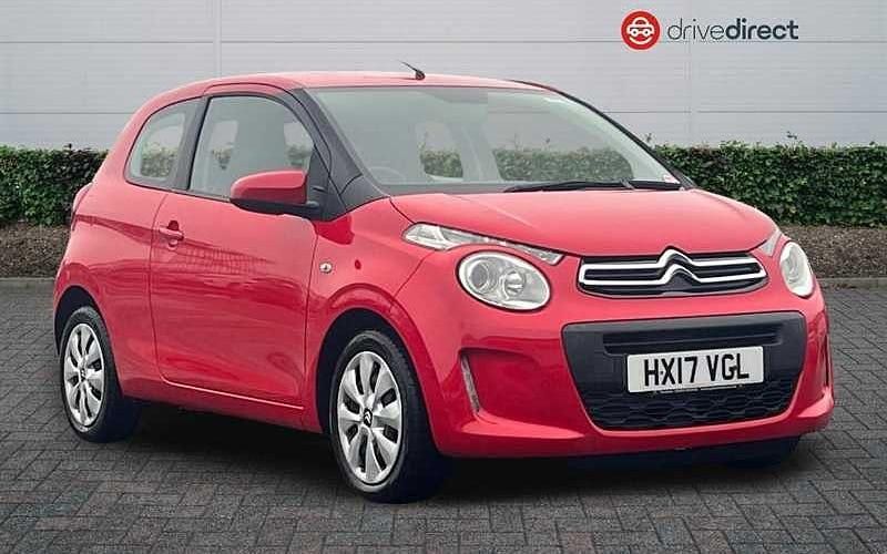 Used Citroën C1 Feel 68 HP (50 kW) 2017 Red Hatchback