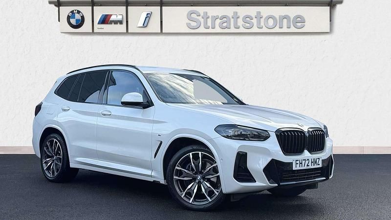 White Used 2023 BMW X3 M Sport SUV | £38,991 (Good price) - Image 1/4