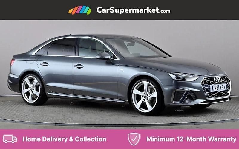 Grey Used 2021 Audi A4 S-Line Sedan | £18,197 (Good price) - Image 1/4