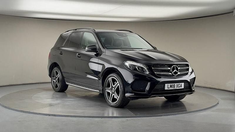 Obsidian black Used 2018 Mercedes GLE250 AMG SUV | £20,700 (Fair price) - Image 1/4