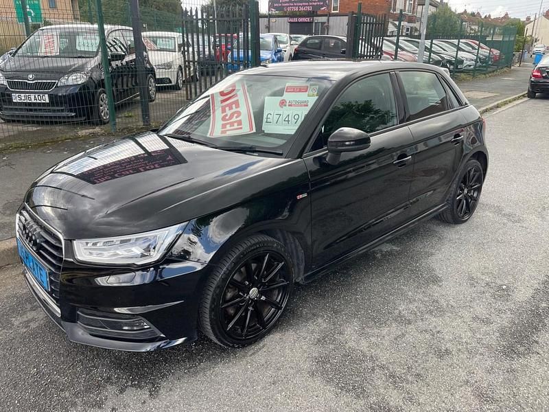 Black Used 2015 Audi A1 S-Line Hatchback | £7,495 (A bit pricey) - Image 1/4