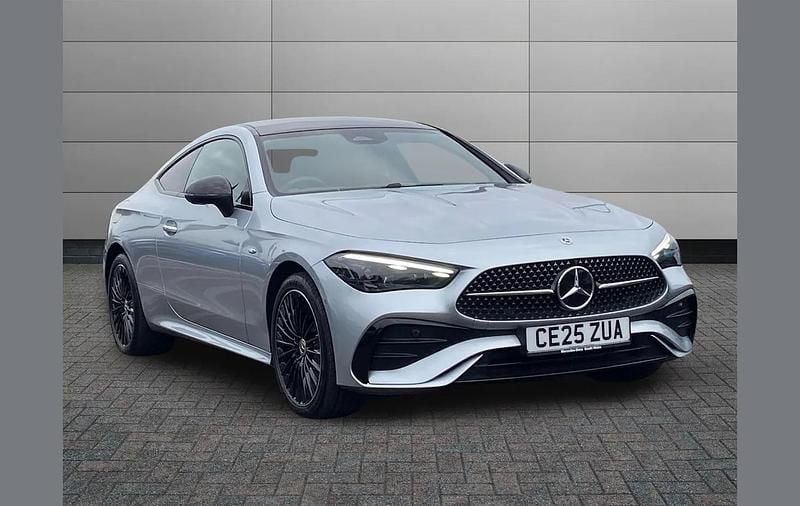 Silver Used 2025 Mercedes CLE300 Edition Coupe | £54,595 (Expensive) - Image 1/4