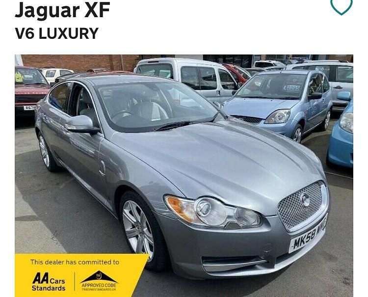 Grey Used 2008 Jaguar XF Luxury Sedan | £3,495 (Fair price) - Image 1/4