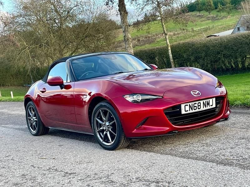 Red Used 2018 Mazda MX5 Inclusive Cabriolet | £11,650 (Fair price) - Image 1/4