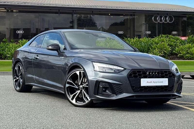 Grey Used 2022 Audi A5 Black Edition Coupe | £25,450 (Fair price) - Image 1/4