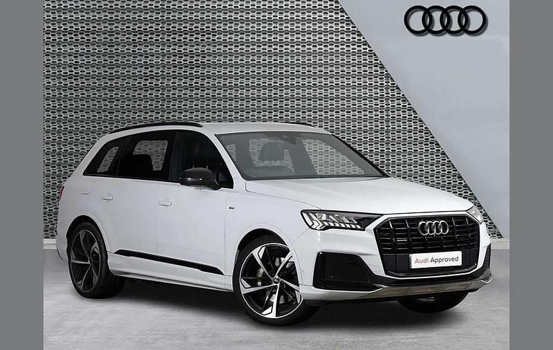 Used Audi Q7 Black Edition 286 HP (210 kW) 2023 White SUV