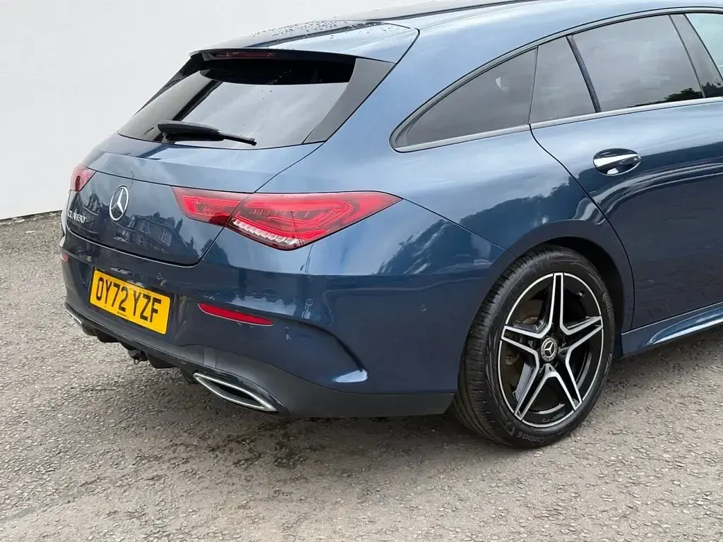 Used Mercedes CLA180 AMG Line Premium 2022 Blue Coupe