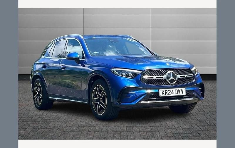 Blue Used 2024 Mercedes GLC300e AMG line SUV | £42,395 (Fair price) - Image 1/2