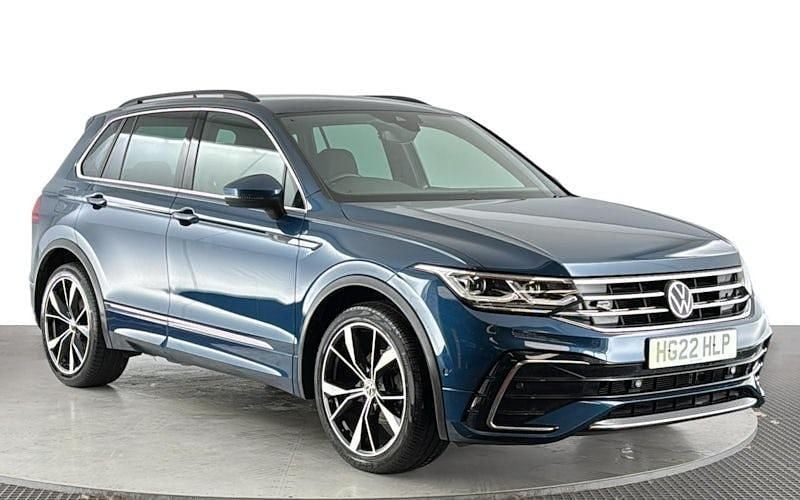 Used VW Tiguan R-line 150 HP (110 kW) 2022 Blue SUV