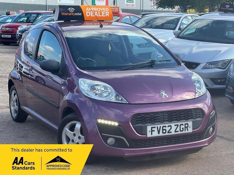 Purple Used 2013 Peugeot 107 Allure Hatchback | £2,475 (Fair price) - Image 1/3
