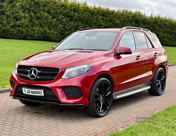 Used Mercedes GLE250 AMG line 2016 Red Estate