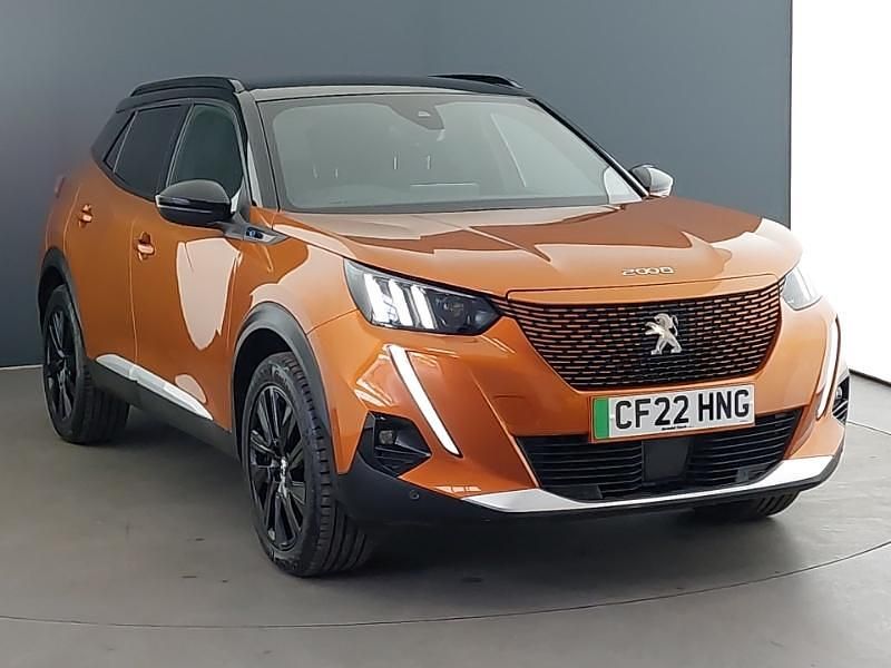 Orange Used 2022 Peugeot e-2008 Premium SUV | £14,998 (A bit pricey) - Image 1/4
