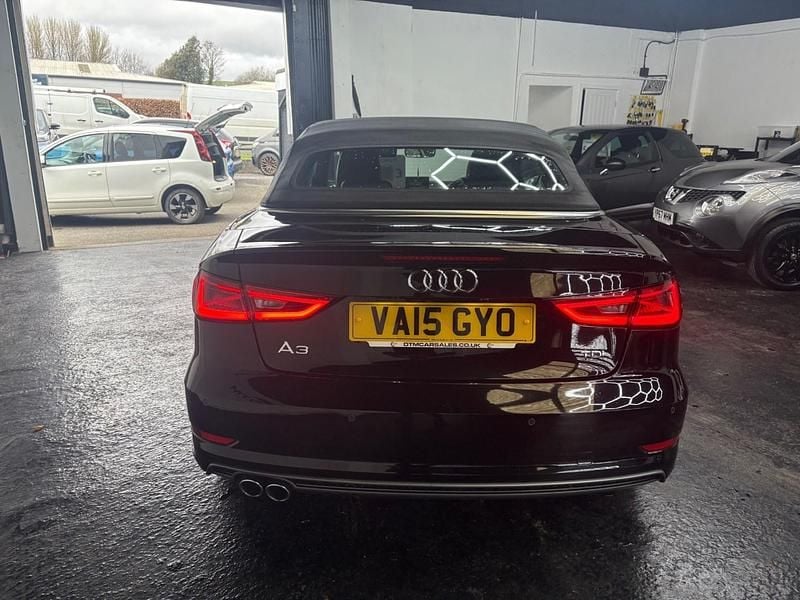 Used Audi A3 Cabriolet S-Line 2015 Black Cabriolet