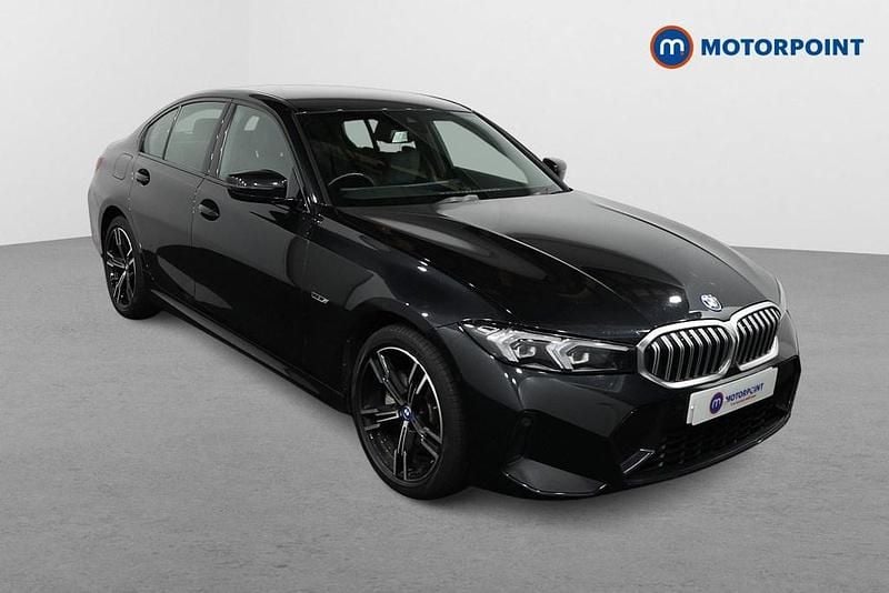 Black Used 2023 BMW 330e M Sport Sedan | £25,049 (Good price) - Image 1/4