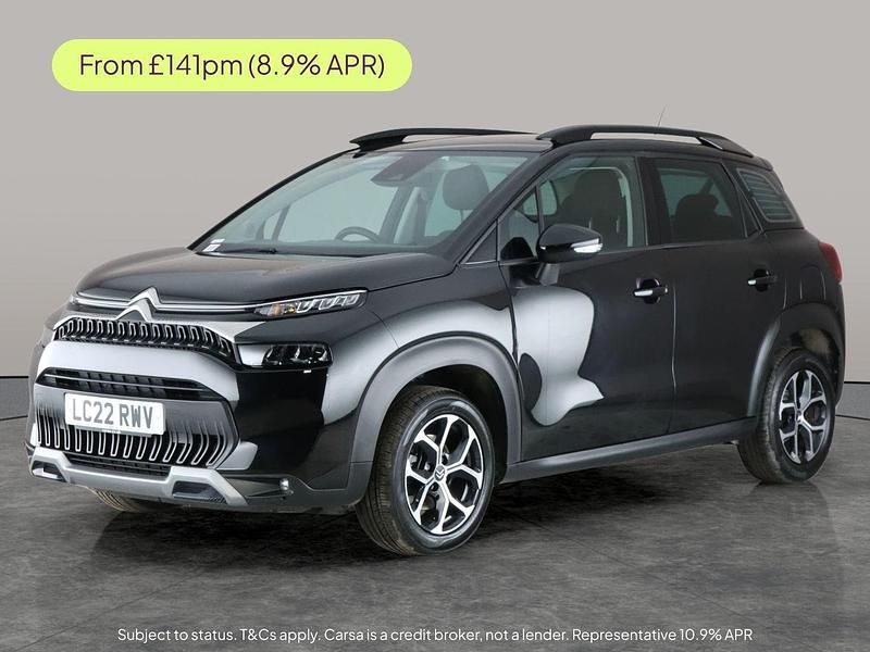 Black Used 2022 Citroën C3 Aircross PureTech SUV | £11,168 (Good price) - Image 1/2
