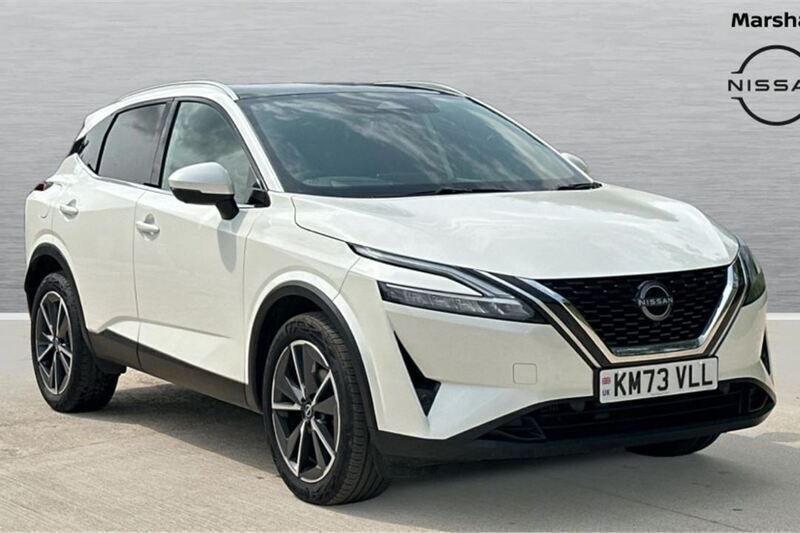 White Used 2023 Nissan Qashqai Tekna SUV | £24,729 (Expensive) - Image 1/4