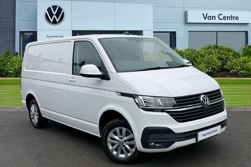 White Used 2022 VW T6.1 Highline Van | £24,949 (Super price) - Image 1/4