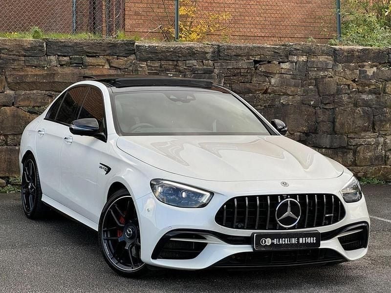 White Used 2021 Mercedes E63 AMG Premium Plus Sedan | £54,995 (Fair price) - Image 1/4