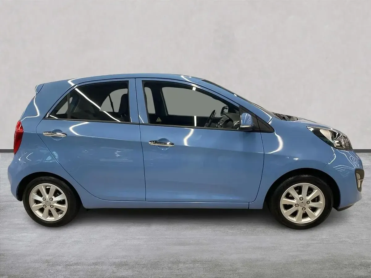 Used Kia Picanto 85 HP (62 kW) 2014 Blue Hatchback