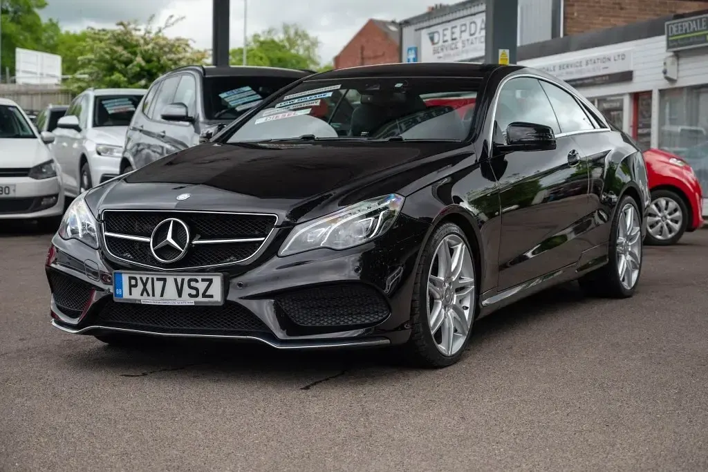 Used Mercedes E350 AMG line 2017 Black Coupe