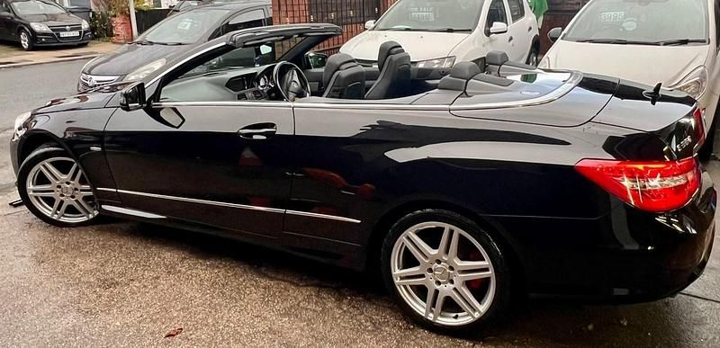 Used Mercedes E350 2011 Black Cabriolet