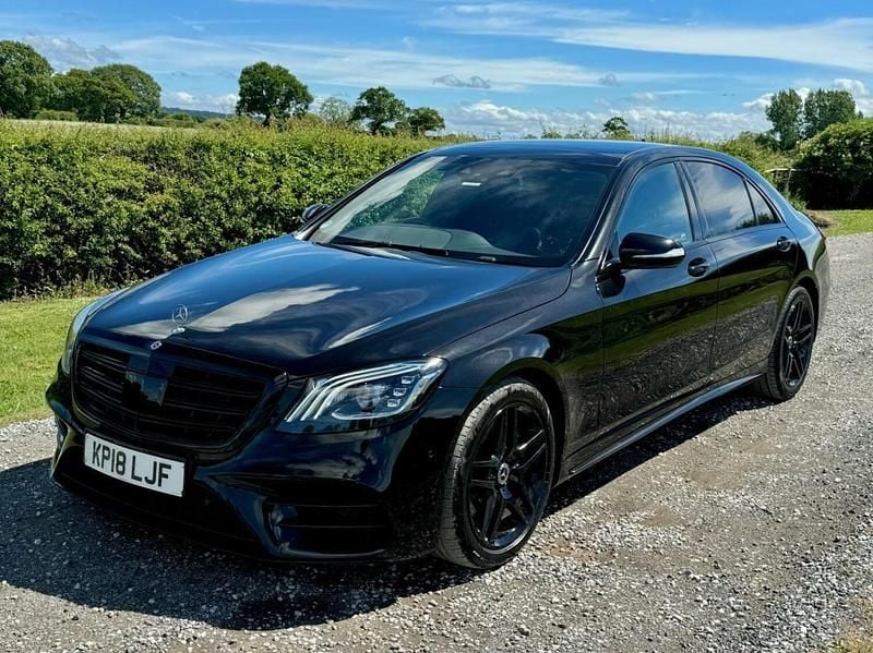 Black Used 2018 Mercedes S350L AMG Sedan | £23,950 (Fair price) - Image 1/4