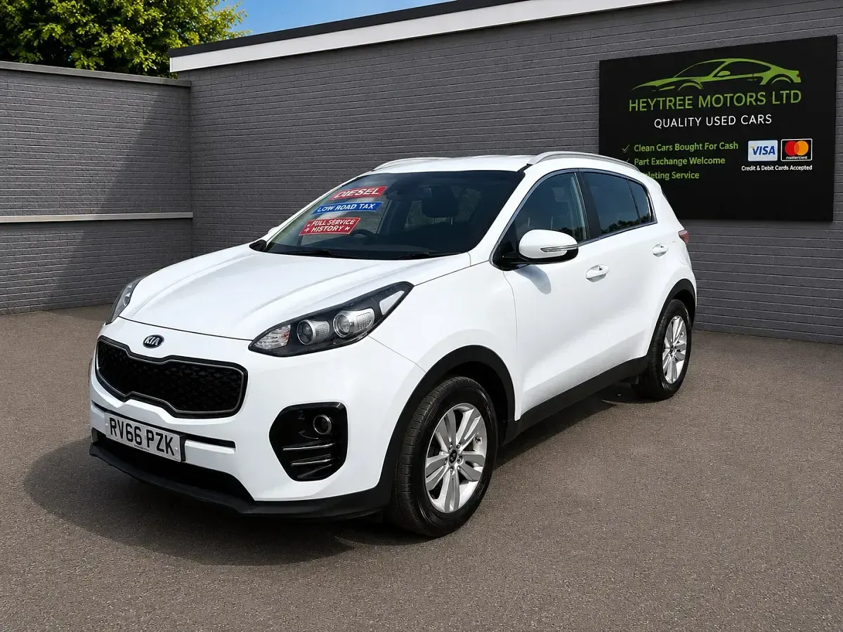 Used Kia Sportage 114 HP (83 kW) 2016 White SUV