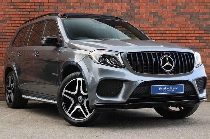 Grey Used 2017 Mercedes GLS350 AMG line SUV | £26,489 (Good price) - Image 1/4