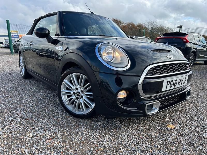 Black Used 2016 Mini Cooper S Cabriolet Cabriolet | £8,995 (A bit pricey) - Image 1/4