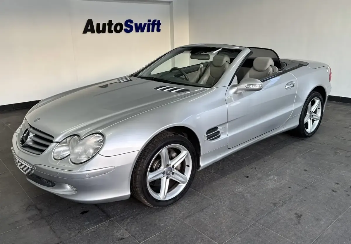 Used Mercedes SL500 2003 Silver Cabriolet