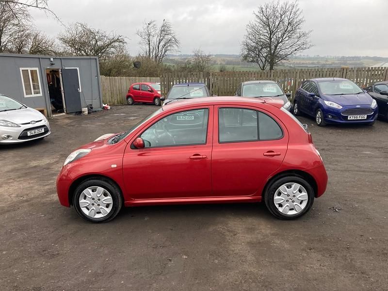 Used Nissan Micra Acenta 86 HP (63 kW) 2009 Red Hatchback