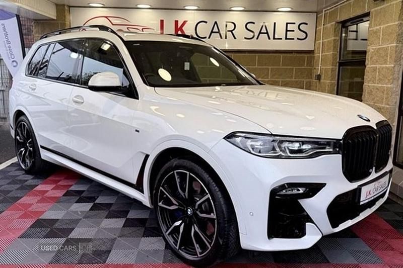 White Used 2020 BMW X7 M Sport SUV | £42,995 (Expensive) - Image 1/1