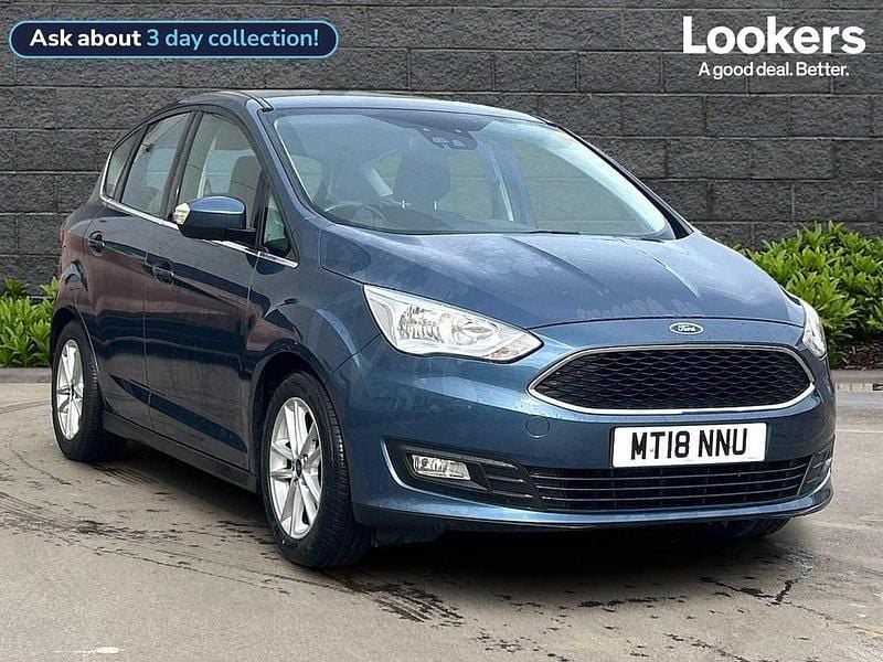 Blue Used 2018 Ford C-MAX Zetec MPV | £6,999 (Fair price) - Image 1/4