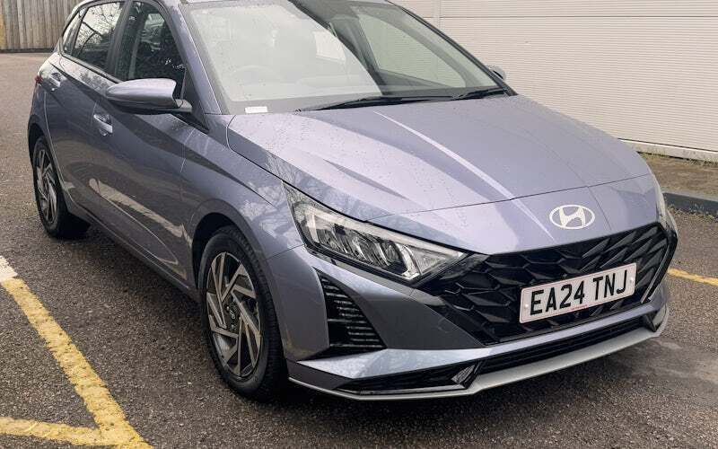 Blue Used 2024 Hyundai i20 Advanced Hatchback | £16,905 (Fair price) - Image 1/4
