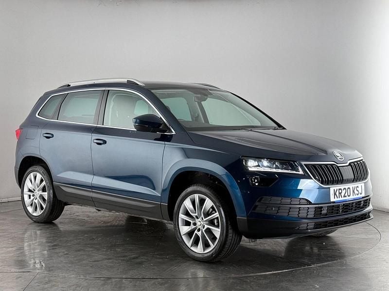 Used Skoda Karoq SE L 150 HP (110 kW) 2020 Blue SUV