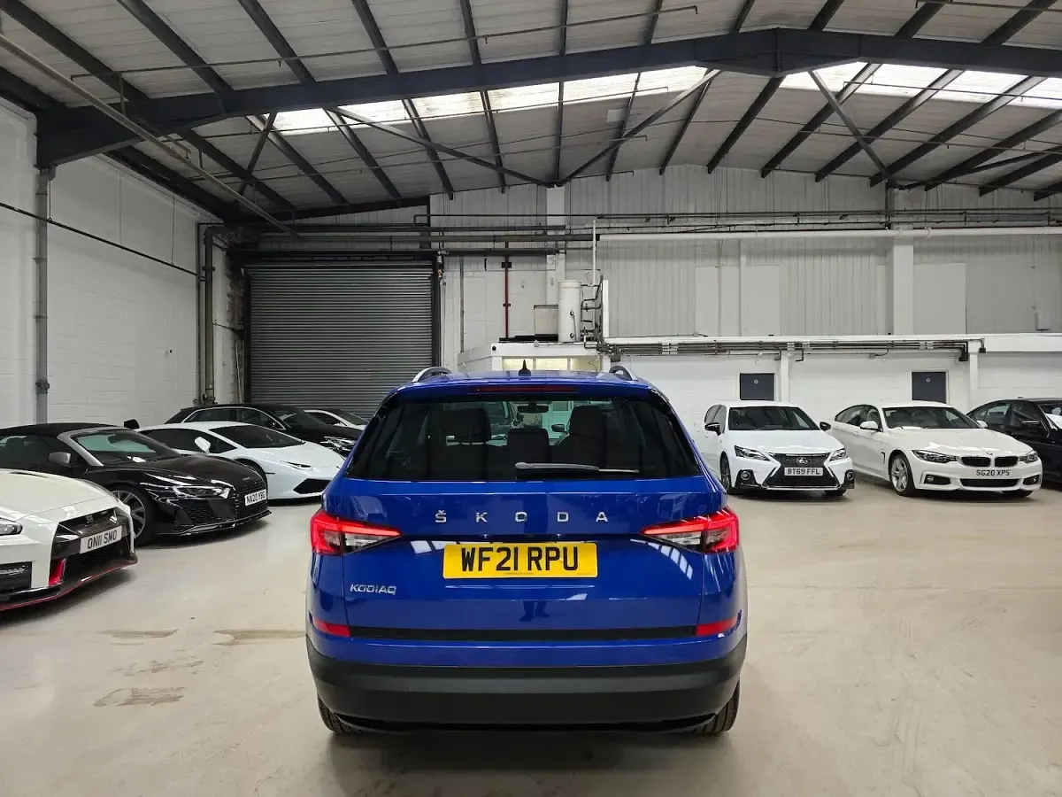 Used Skoda Kodiaq SE Drive 150 HP (110 kW) 2021 Blue SUV