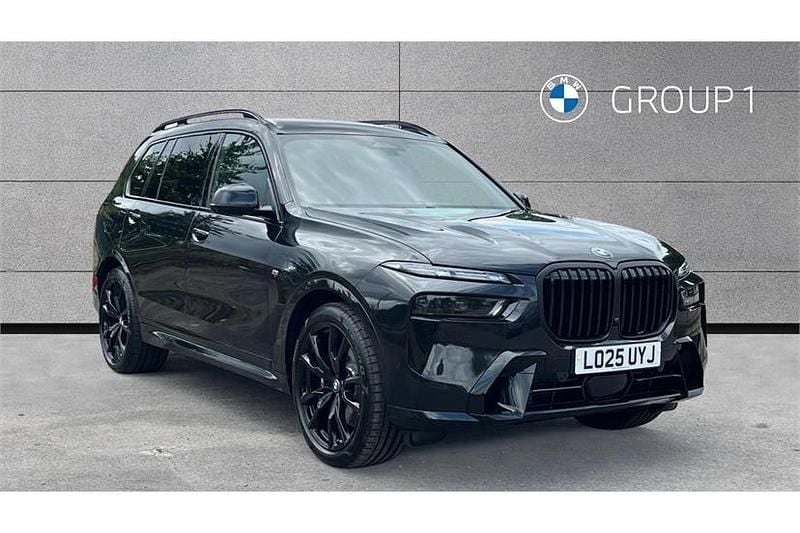 Black sapphire metallic paint New 2025 BMW X7 M Sport SUV | £87,790 (Super price) - Image 1/4