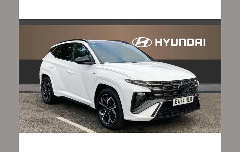 White Used 2024 Hyundai Tucson N Line SUV | £29,716 (A bit pricey) - Image 1/4