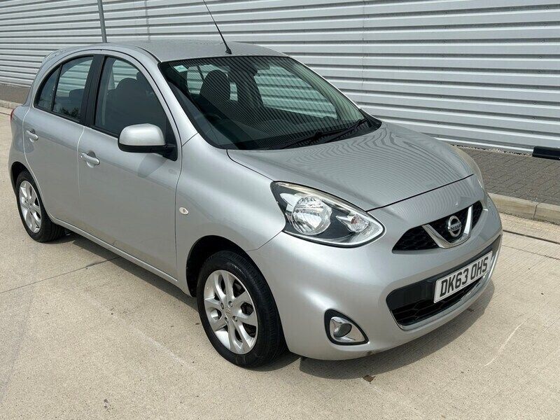 Silver Used 2013 Nissan Micra Acenta Hatchback | £4,850 (Fair price) - Image 1/4