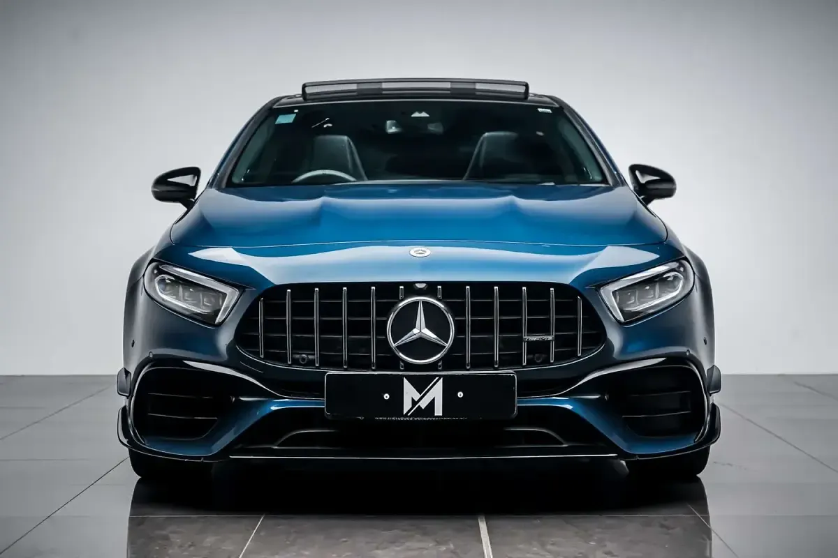 Used Mercedes A45 AMG AMG 421 HP (309 kW) 2022 Blue Hatchback