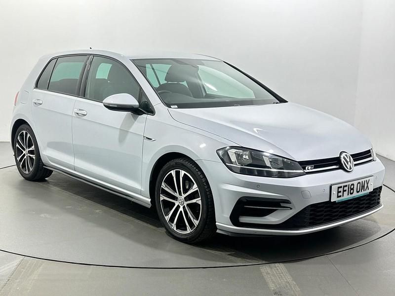 Used VW Golf VII R-line 150 HP (110 kW) 2018 Silver Hatchback
