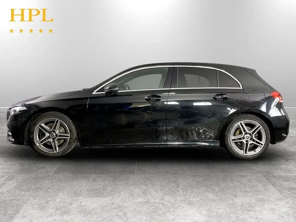 Used Mercedes A190 AMG line 190 HP (139 kW) 2021 Black Hatchback