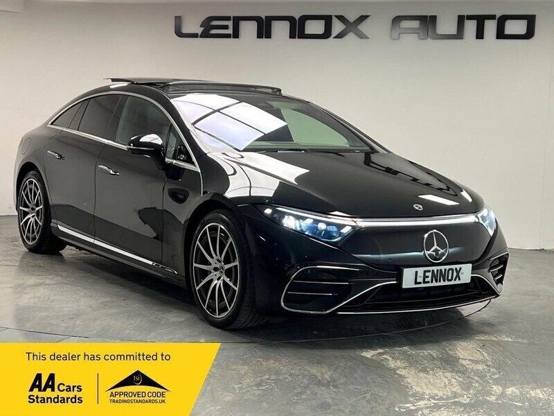 Black Used 2022 Mercedes EQS450+ AMG Line Premium Sedan | £48,990 - Image 1/4