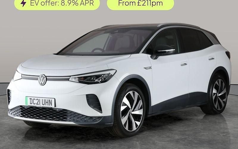 White Used 2021 VW ID.4 Pro Performance SUV | £15,068 (Fair price) - Image 1/3