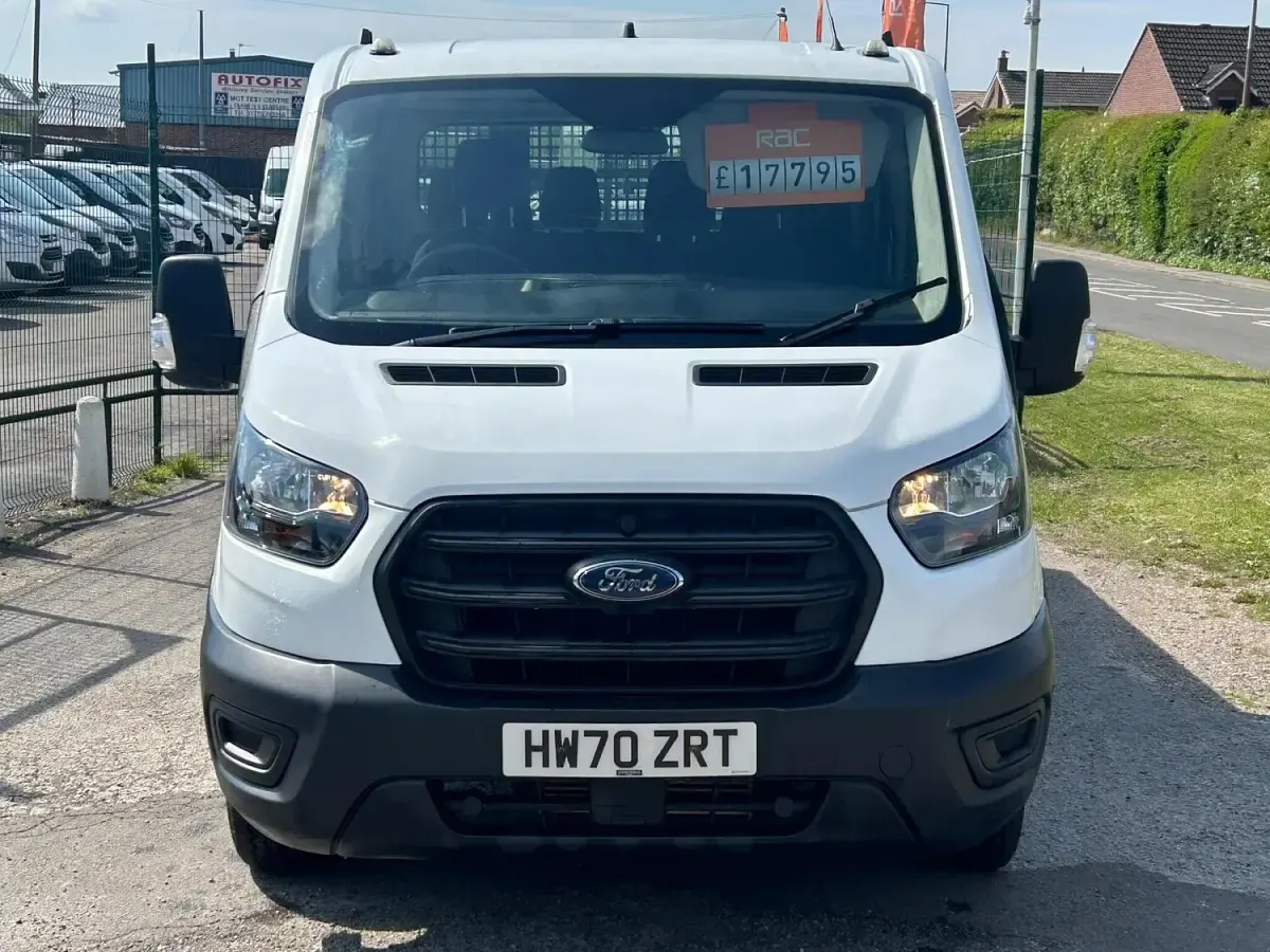Used Ford Transit 130 HP (95 kW) 2021 White Cabriolet