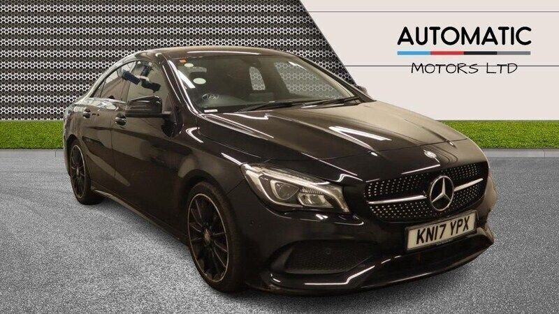 Black Used 2017 Mercedes CLA180 AMG line Sedan | £11,890 (Fair price) - Image 1/4