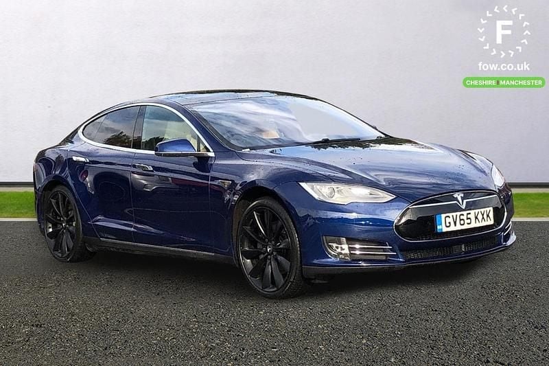 Used Tesla Model S 278 kW (378 HP) 2016 Blue Hatchback