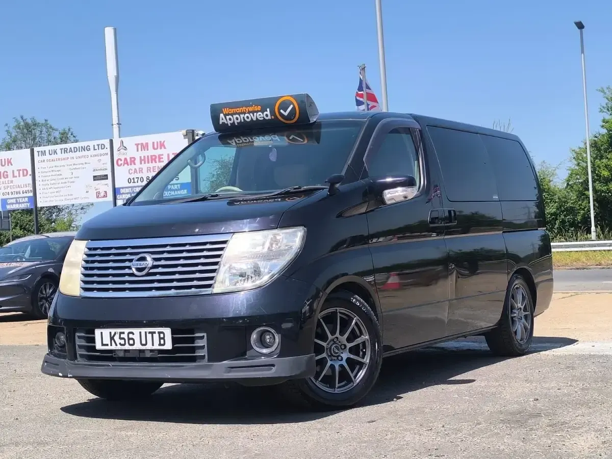 Used Nissan Elgrand 2007 Black MPV